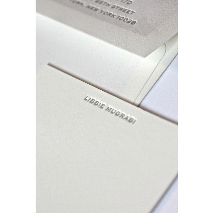 libbie social stationery