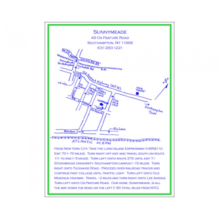 lily & dillon sunnymeade map cards