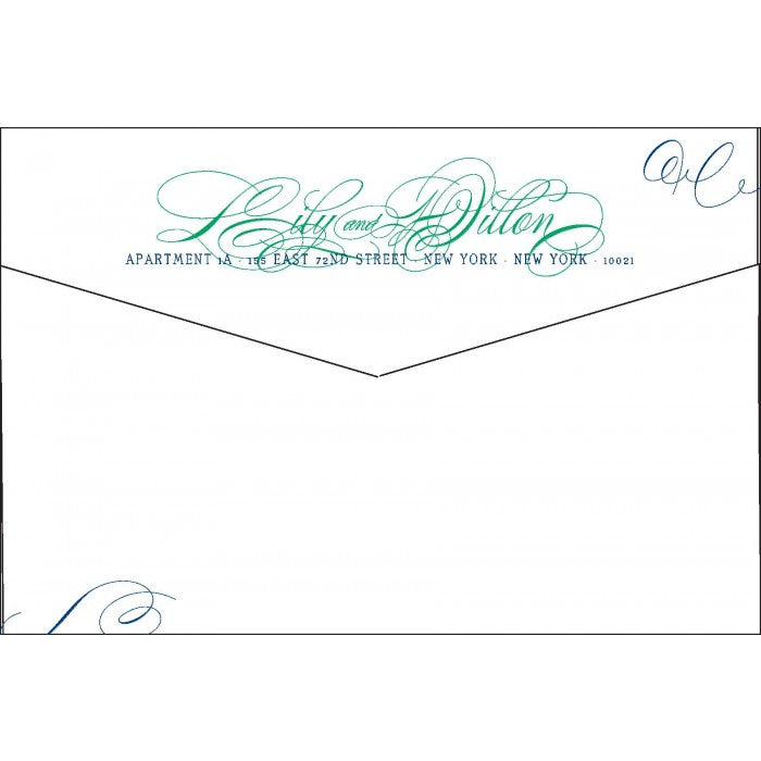 lily & dillon wedding invitation card