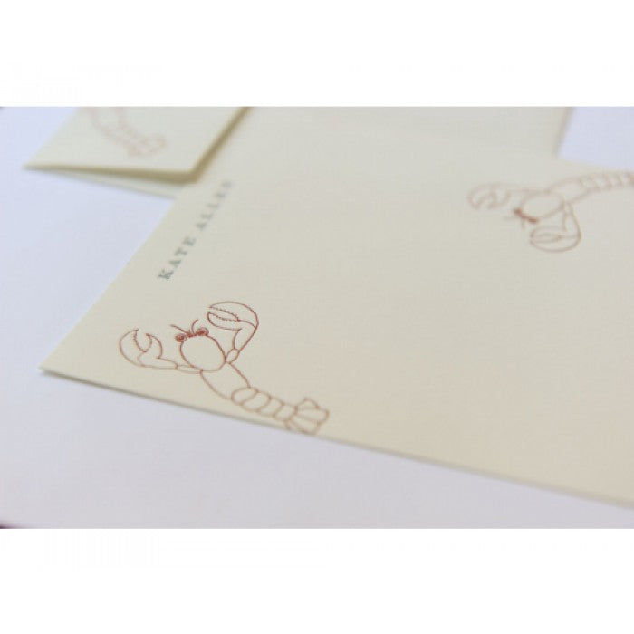lobsters note cards