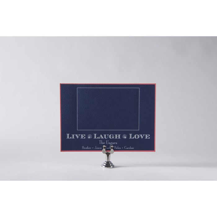 live laugh love holiday card