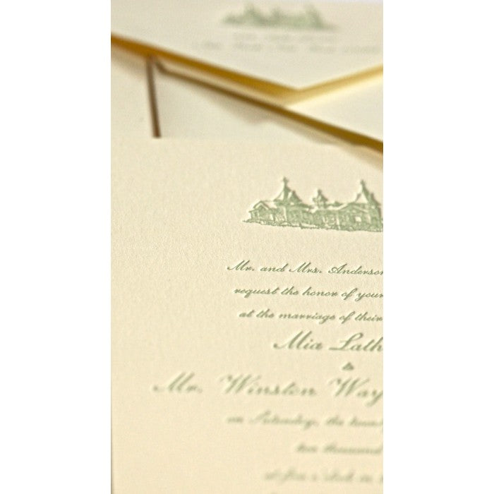 mia & winn wedding invitation card