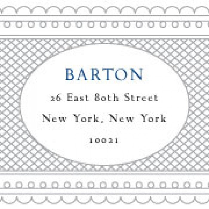navy monogram baptism invitations