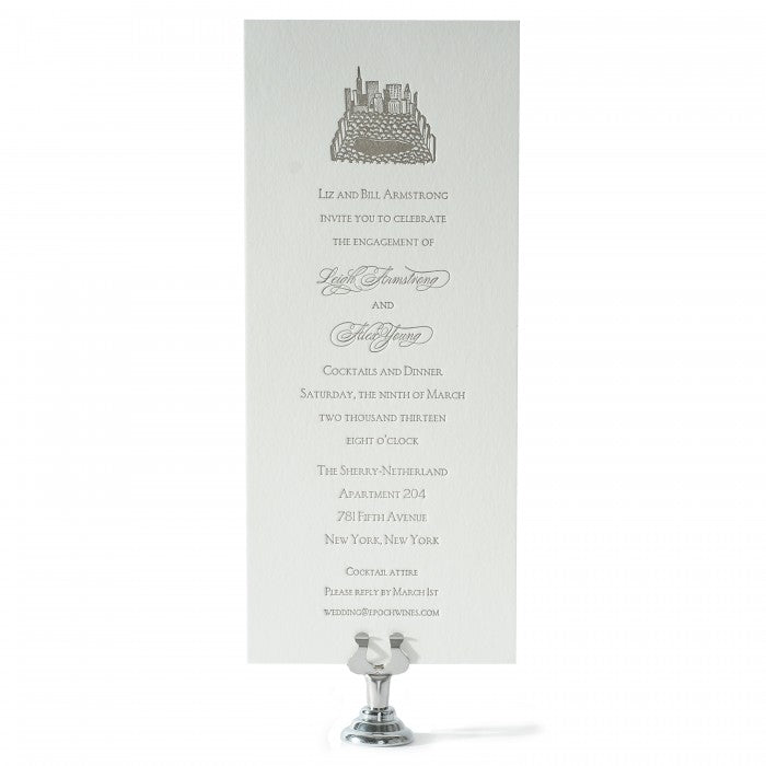 the netherlands engagement party card