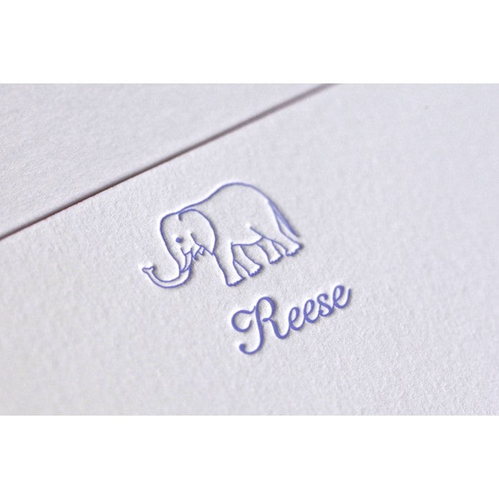 reese elephant kid's stationery