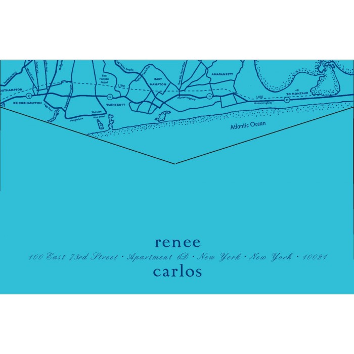 renee & carlos wedding invitation card
