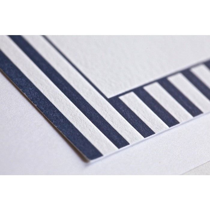 letterpress baby announcement - anderson