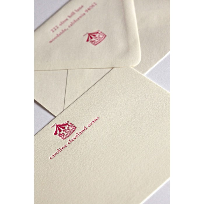 carousel kid's stationery