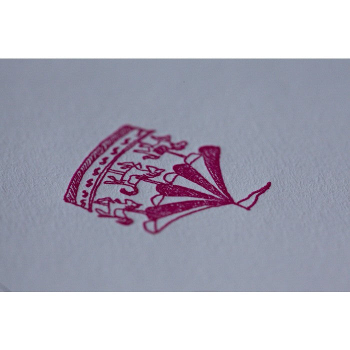 carousel kid's stationery