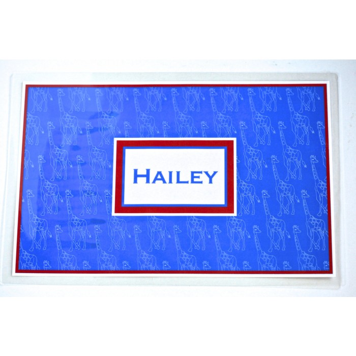 giraffe children's placemat