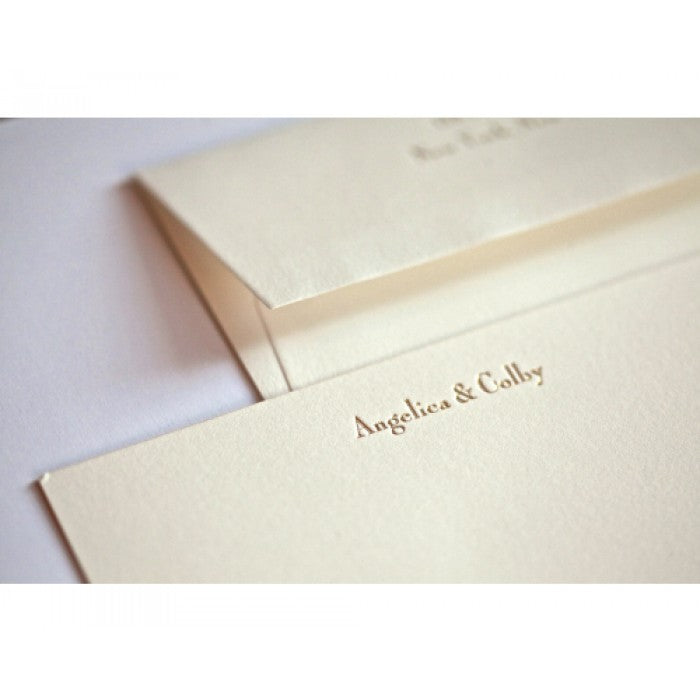 golden twins kid's stationery