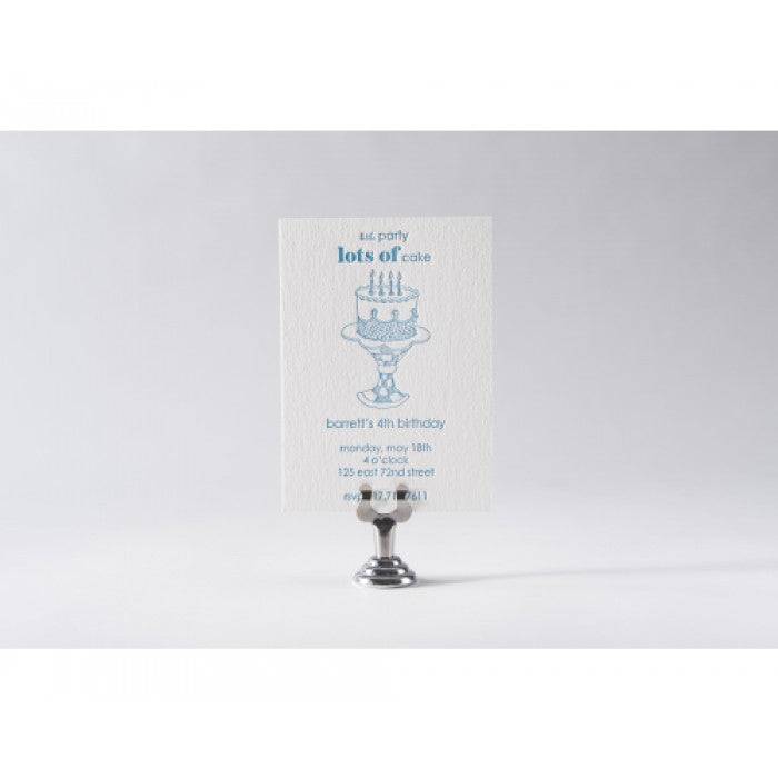 kid's parties invitations - lots of cake
