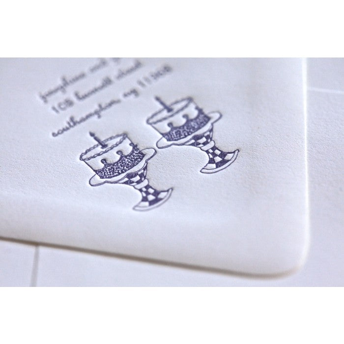 kid's parties invitations - cake twin as nice
