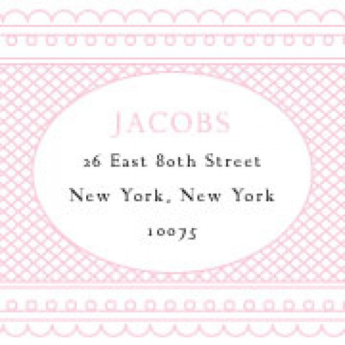 rose monogram baptism invitations