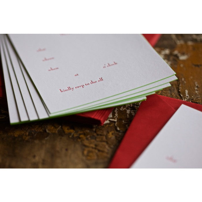 santa fill in invitations