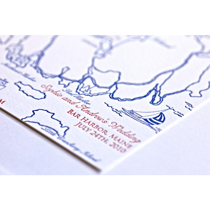 sophie & andrew map card