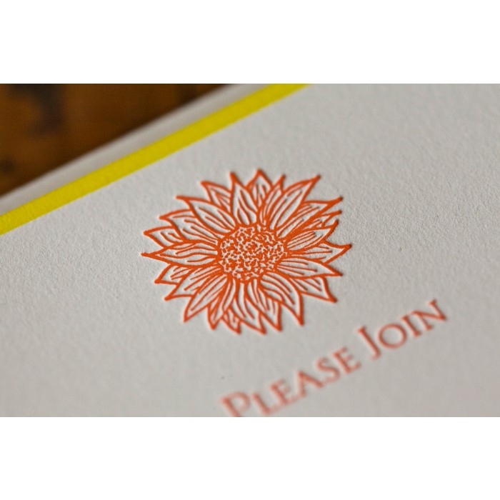 sunflower fill in invitations