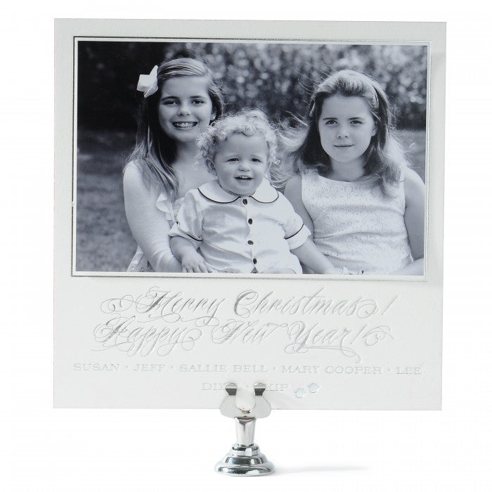 silver spectacular holiday card