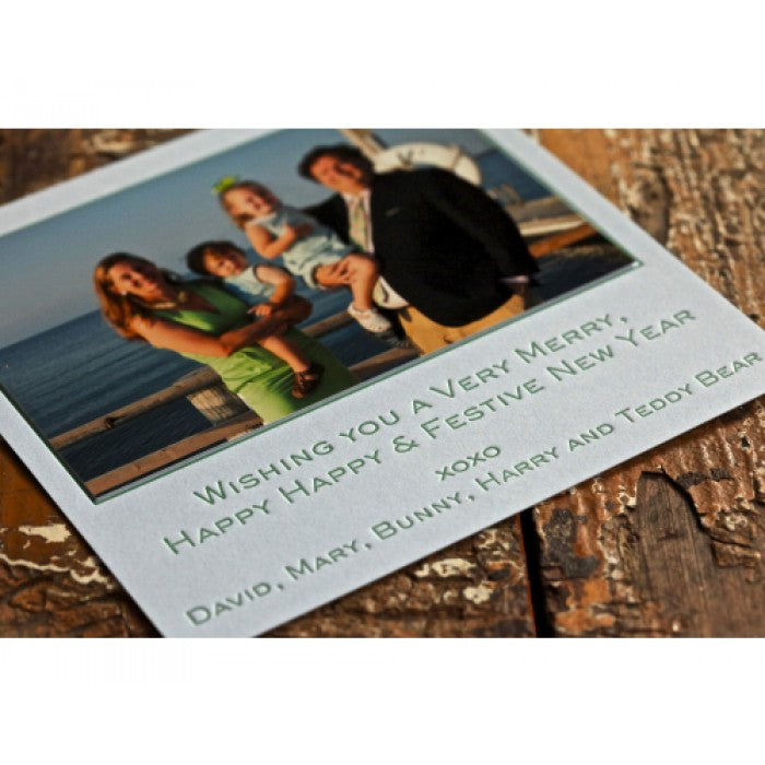 teddy bear holiday card