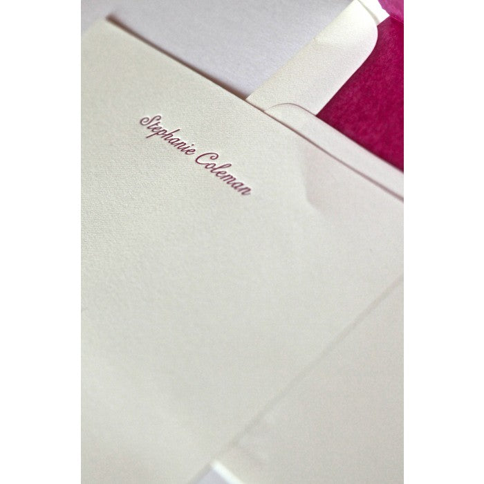 the stephanie social stationery