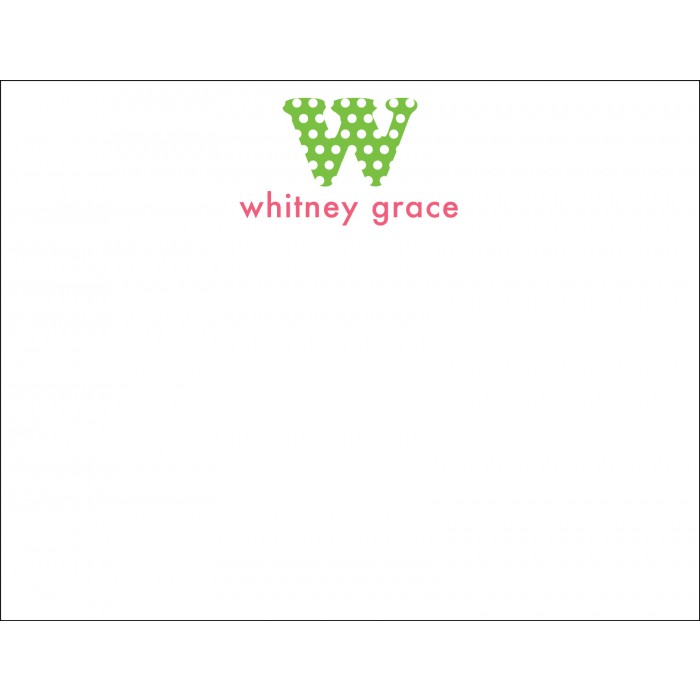 flat print baby announcement - the whitney