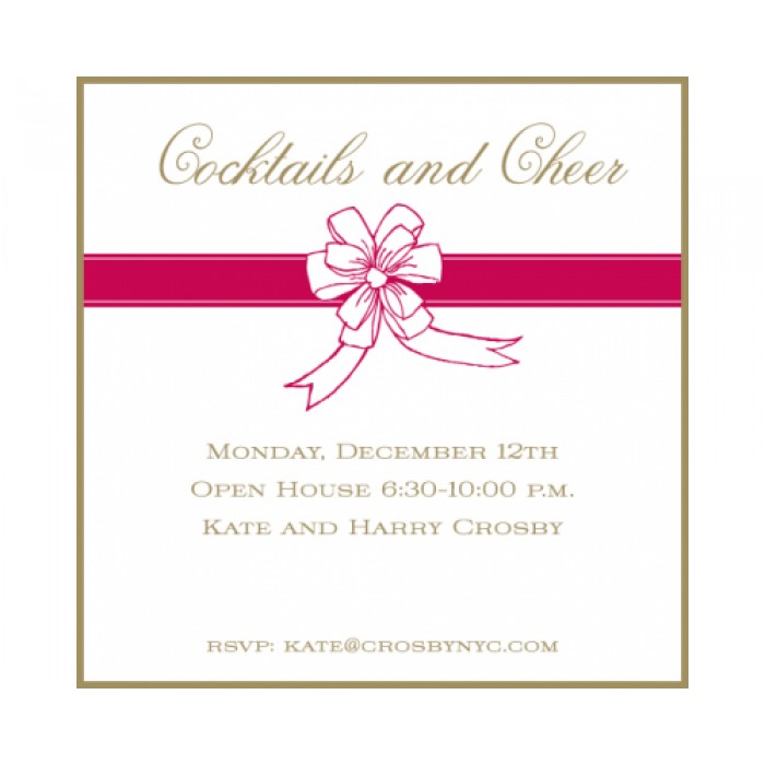 tied up with a string invitation cards