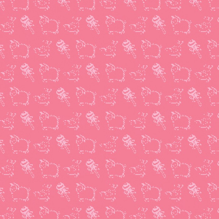 flat print baby announcement - tiny tootsie pink