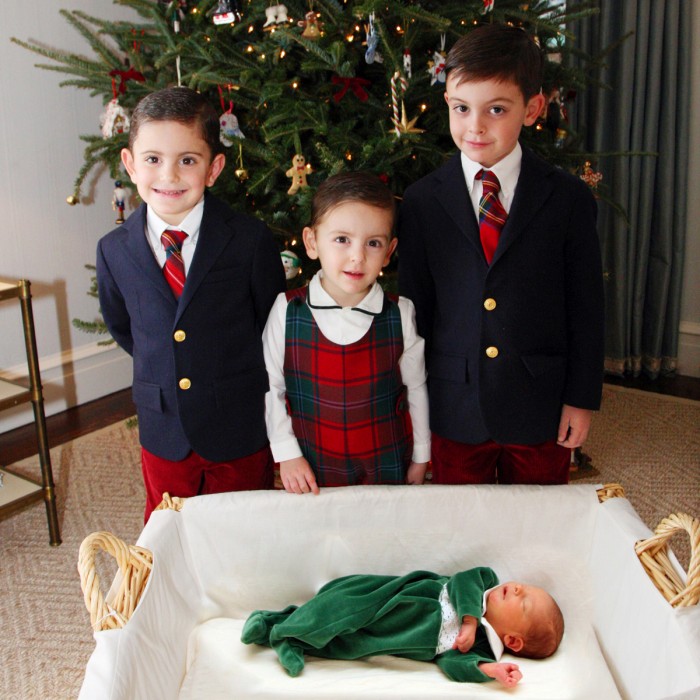 tree annoucement holiday card
