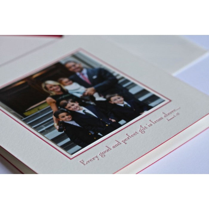 tree annoucement holiday card