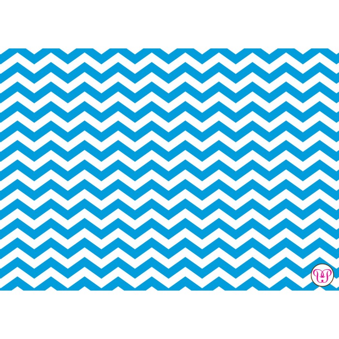 tropical chevron enclosure card
