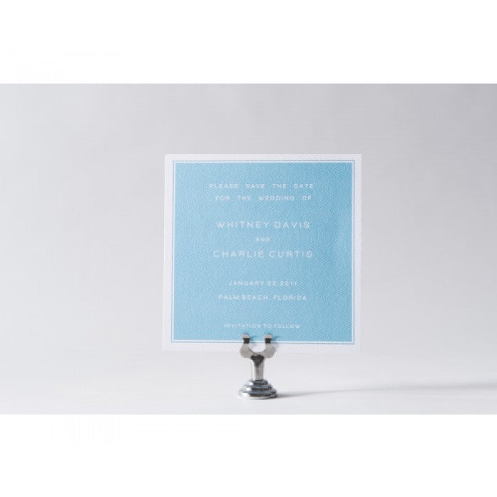 whitney & charles save the date card