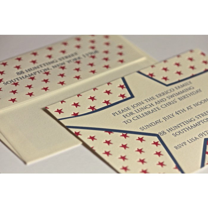 stars & stripes cocktail & dinner parties