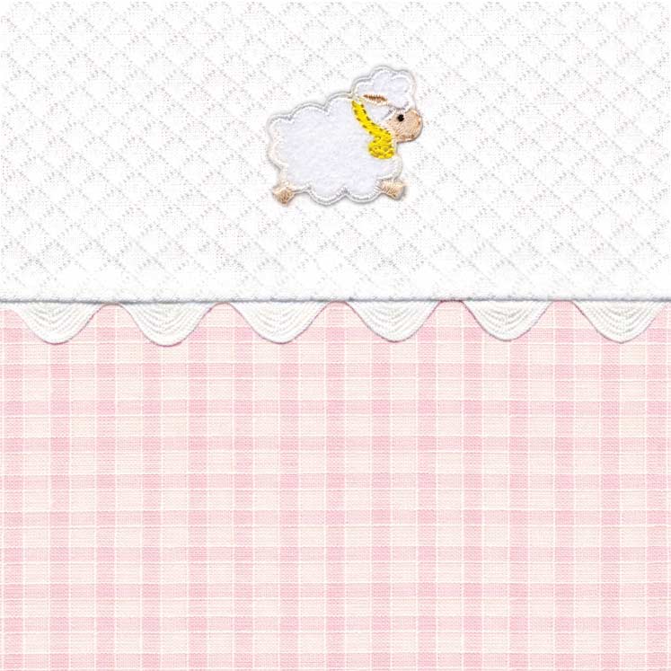 pink bears crib bedding by blauen