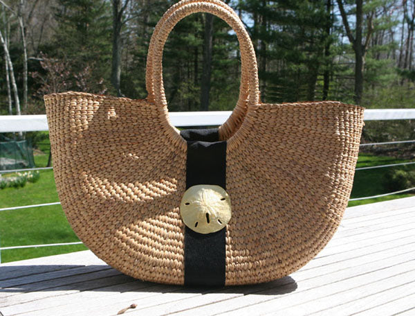 large shoulder basket bag