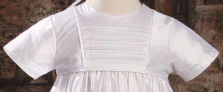 silk christening gown