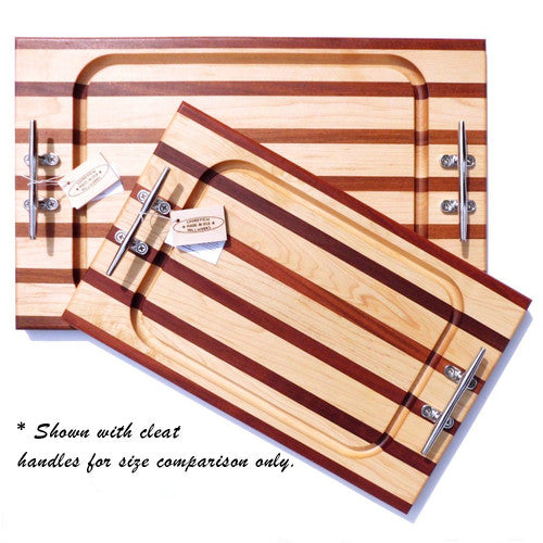 soundview millworks golf clubs and flag stick steak handle board