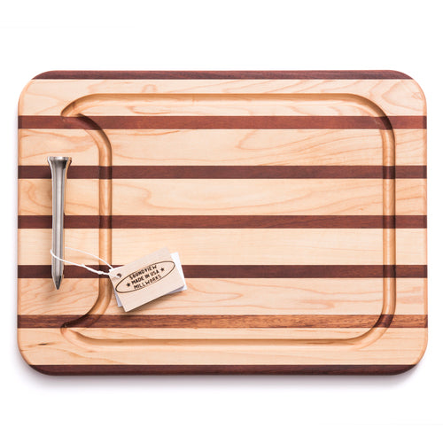 soundview millworks golf tee appetizer handle board