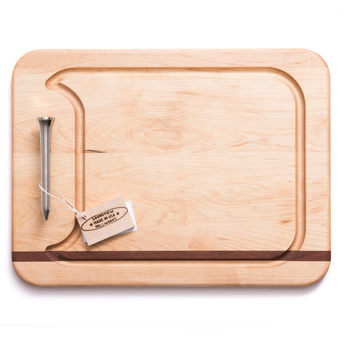 soundview millworks golf tee appetizer handle board