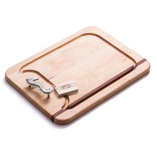 soundview millworks seahorse handle appetizer handle board