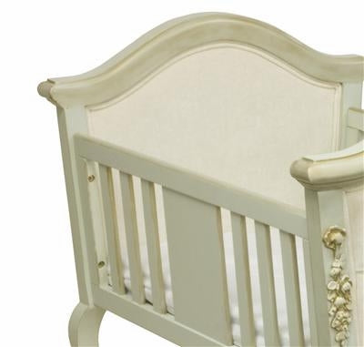 upholstered cradle with applique by art for kids