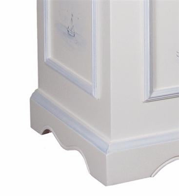 vintage toy chest (seashore toile)