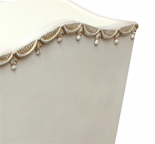 waste basket - molding (versailles creme)