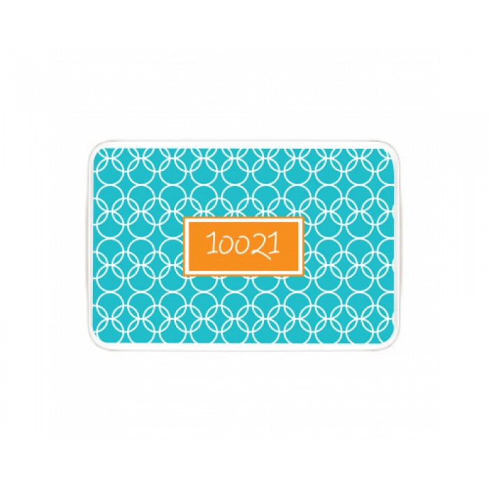 interlocking circles children's melamine tray