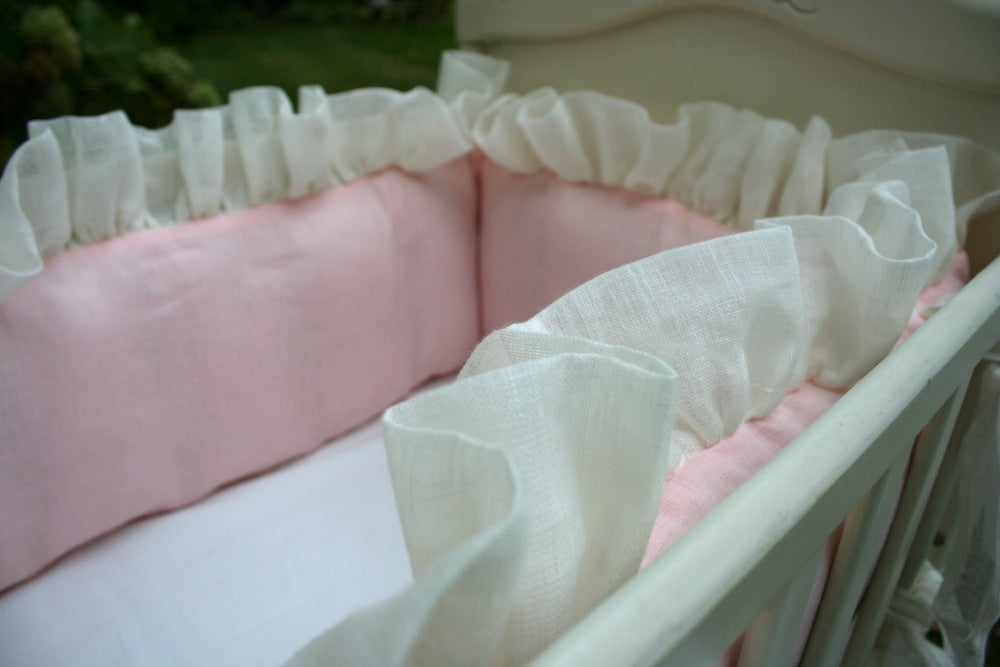 kyoto cradle ensemble - laundered irish linen & linen scrim  (contact us for pricing)