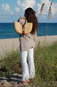large shoulder basket bag