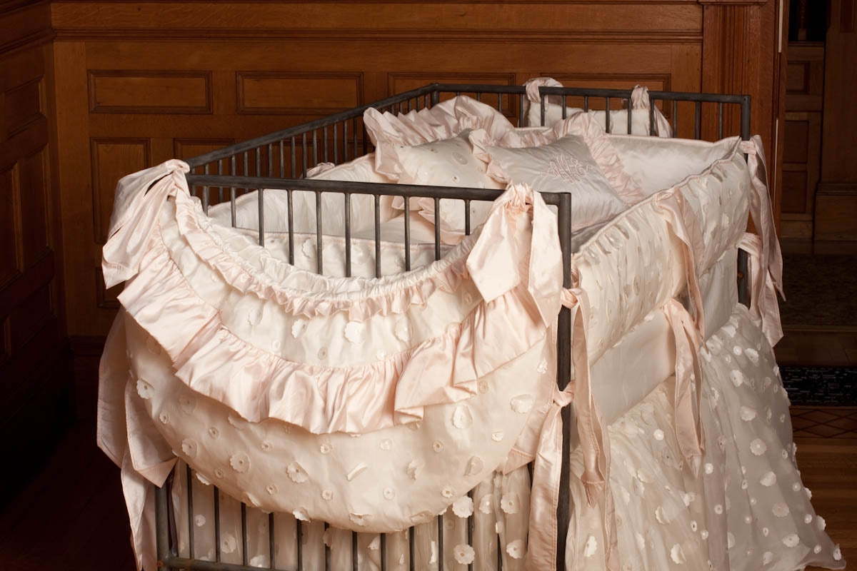 lausanne crib bedding (custom colors available)  (contact us for pricing)