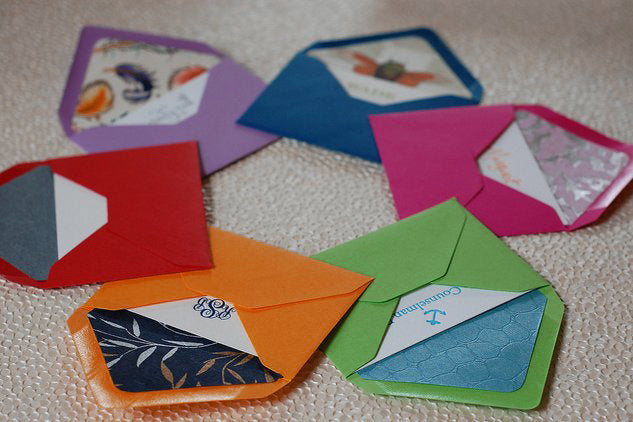 letterpress gift card enclosures