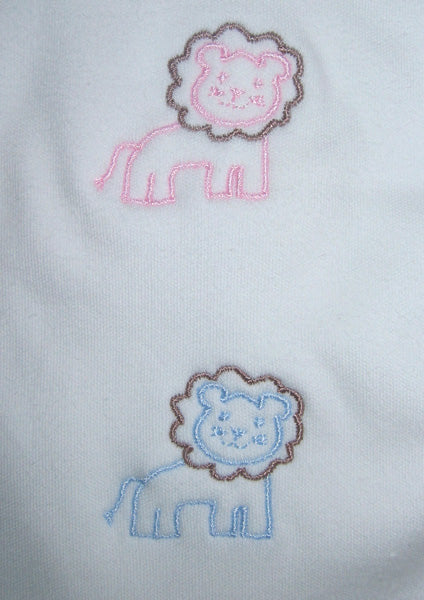 lion layette 3 piece set