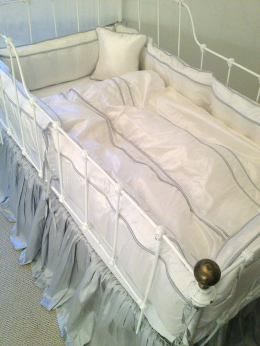 lulla smith milan crib bedding  (contact us for pricing)