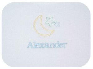 luxury baby gift basket - lullaby blue